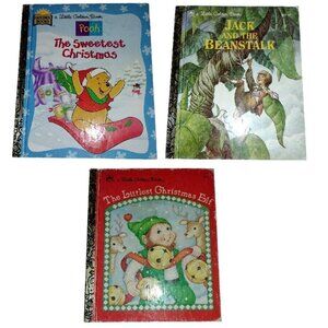 Vintage Childrens Little Golden Books Lot of 3 Dated 1987-1996
